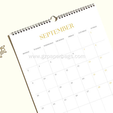 Customized 2025 Modern A4 Wall Calendar Printing